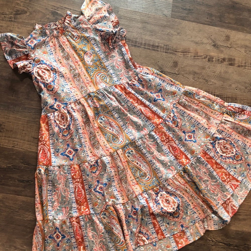 Pinch Floral Paisley Midi Dress